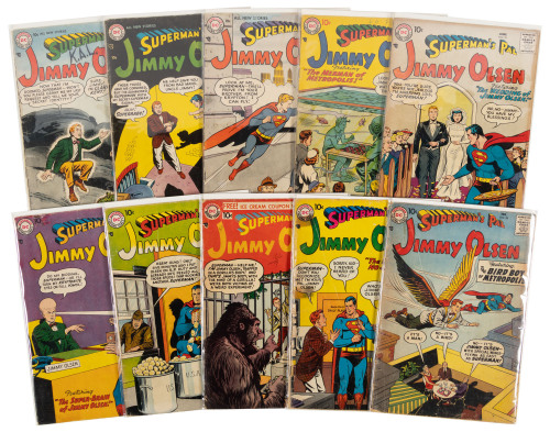 SUPERMAN'S PAL JIMMY OLSEN Nos. 17, 18, 19, 20, 21, 22, 23, 24, 25, 26 * Lot of 10 Comics