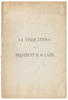 A Vindication of President H.O. Ladd