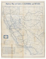 Highway Map and Guide of California and Nevada