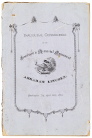 WITHDRAWN: Inaugural Ceremonies of the Freedmen&rsquo;s Memorial Monument to Abraham Lincoln, Washington City, April 14, 1876