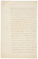 Manuscript copy of letter appointing Charles Bagot for negotiations between Great Britain and the United States to end a conflict around the Great Lakes border region.