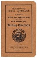 Rules and Regulations and the Law Regulating Boxing Contests