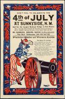 Pictorial broadside for 4th of July celebration at Sunnyside, New Mexico