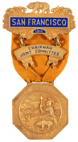 14K Gold N.S.G.W. California Admission Day Gold Medal