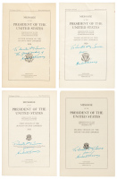 Four State of Union speeches inscribed by Hoover