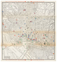 Service Men&rsquo;s Map of Washington / Full Information on Service Clubs, Entertainment and Sightseeing...