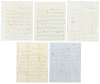 Collection of mid-nineteenth century correspondence between mother and son