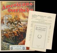 Americans Over the Top Atlas and Manual of the World's Greatest War. Thirty Maps in Colors-Forty-two Illustrations, Sixty-four Columns of Vital Text