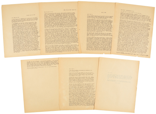 Six letters from Mexico City addressed to Ritchie and Tal Lovejoy, et al.