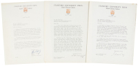 Four typescript letters related to the publishing of the second edition of Between Pacific Tides