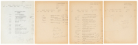 File of invoices, business correspondence, bills of lading, and packing memos from Pacific Biological Laboratories