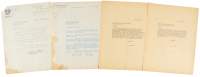 Ricketts' correspondence conducting research on species collected during Sea of Cortez voyage