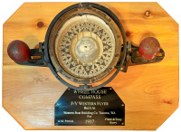 Deck house main compass from the Western Flyer