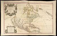 Amerique Septentrionale divis&eacute;e en ses principales parties, ou sont distingu&eacute;s les uns des autres les Estates suivant quils appartiennent presentemet aux Fran&ccedil;ois, Castillans, Anglois, Swedois, Danois, Hollandois Tiree des Relations de toutes ces Nations.