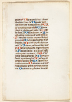 Leaf from a 15th century medieval manuscript in Dutch