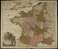 Le Royaume de France divise en Toutes ses Provinces et ses Acquisitions