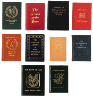Ten miniature books from Achille St. Onge
