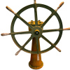 Flying Bridge Wheel from the original Western Flyer - 2