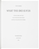 What the End is For: A Selection of Poems, 1977-2011 - 2