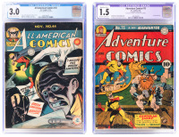 ADVENTURE COMICS No. 75 [and] ALL-AMERICAN COMICS No. 44 * Lot of 2 Graded Comics