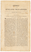 Valperga; or, the Life and Adventures of Castruccio - review in Spirit of the English Magazines