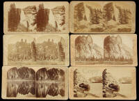 11 Stereo view photographs of Yosemite