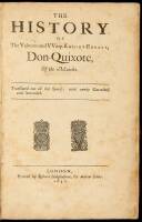 [Don Quixote in English, i.e.] The History of the Valorous and Witty-Knight-Errant, Don-Quixote of the Mancha