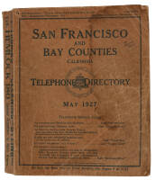 San Francisco and Bay Counties California. Telephone Directory, May 1927