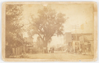 Original photograph of a street in apparently Pueblo, Colorado