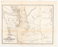 Map of a part of the Territory of Washington to Accompany Report of Surveyor General 1855
