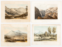Four lithographs from the quarto edition of the Pacific Railroad Reports