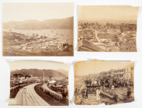 Four original unmounted albumen photographs of Japan