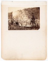 "Woodford & Phillips Wells Oil Creek 1865" - (pencil caption)