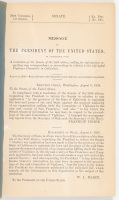 Message of the President of the United States, in compliance with a resolution of the Senate of the 28th ultimo, calling for information respecting any correspondence or proceedings in relation to the self-styled Vigilance Committee in California