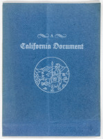 Facsimile of a letter to Abraham Lincoln concerning the appointment of Stephen J. Field as a judge of the U.S. Courts for California...