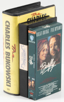 Three Charles Bukowski VHS tapes