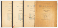 Lot of United States Geological Survey Folio atlases of California