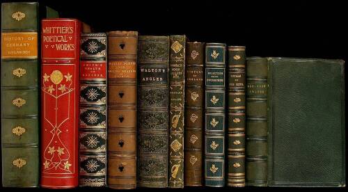 10 finely bound volumes