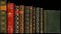 10 finely bound volumes