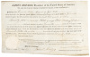 Land grant signed by James Monroe