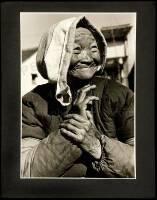 Seven black and white photographs by Wang Gangfeng