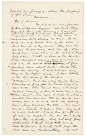Partial manuscript deposition of testimony in the case of Slave Jerry, tried for theft and assault by a Virginia court