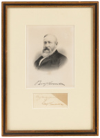 Clipped signature of Benjamin Harrison
