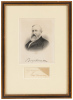 Clipped signature of Benjamin Harrison