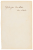 Autograph of Washington Bartlett