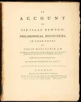 An Account of Sir Isaac Newton's Philosophical Discoveries, in Four Books.
