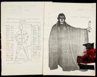 San Francisco Opera Costume Designer's Workbook for 1981 production of King Lear