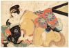 Album of ten double-page erotic woodblock prints - 4