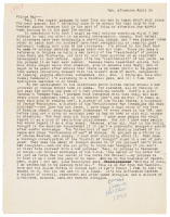 Typescript letter by Jack Kerouac, 1947