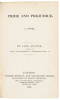 Pride and Prejudice. A Novel - 3
